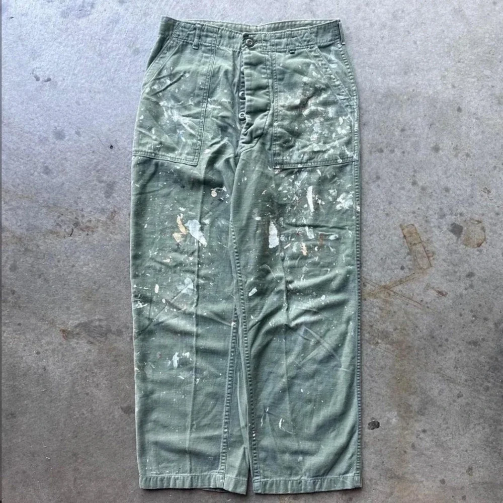 en's OG-107 Military Paint Splatter 60s Pants 32/30